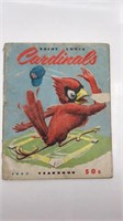 1957 St Louis  Cardinals Baseball Yearbook