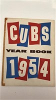 1954 Chicago Cubs Baseball Yearbook