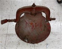 Cast iron bell c.s. Bell company Hillsboro Ohio.