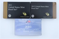 (3) U.S. Mint Proof Sets