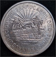 1950 MEXICO 5 PESOS 72% Silver 1 Year Type 5 Pesos