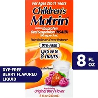 130 ML, Motrin Childrens , Berry Flavour-10/26