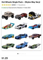 TOY CARS QTY 24 (NEW)