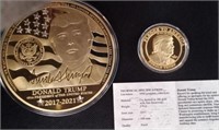 4 - President Donald J. Trump Commemorative coins