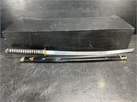 LARGE CONTEMPORARY SWORD WITH SCABBARD
