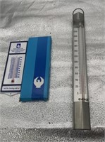 2 Metal Thermometers