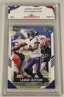 2021 Panini Score #87 Lamar Jackson Card