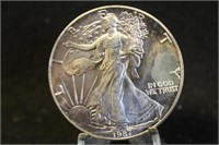 1987 1oz .999 Pure Silver Eagle