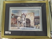 SIGNED AND NUMBERED BRIANT NEW ORLEAN WATERCOLOR