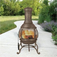 Deckmate Corona 3 Ft. High Outdoor Steel Chimenea