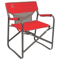 NIDB Coleman Chair Steel Deck, Red