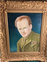 OIL PAINTING BY A. TOLVANIAN, OF BILL BOSS, 1958