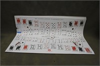 (50) REGULATION PLAYING CARD TARGETS 23"x35"