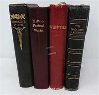 Poetical - Milton, Ingoldsby, Emerson, Whittier -P