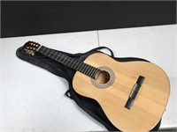 Burswood Acoustic 6 String Guitar/ Soft Case
