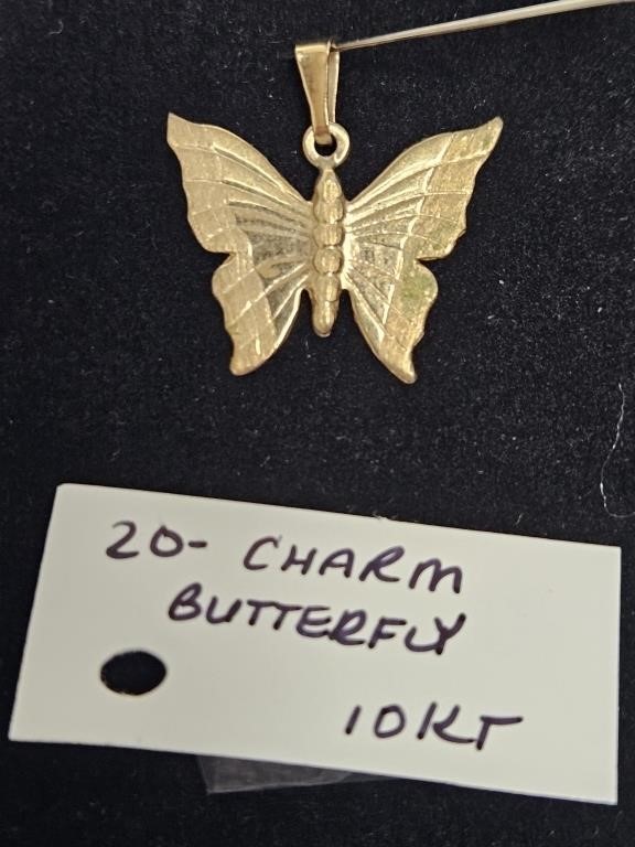 10 KARAT BUTTERFLY CHARM