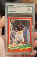 Graded Mo Vaughn Rookie Card