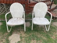 VIntage Metal Lawn Chairs