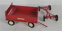 Steel Cart & Ertl Harvester Grain Wagon