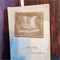 Book Profile of San Dimas Signed by Author Hoover