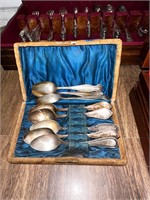 (8) Spoons- marked Sterling