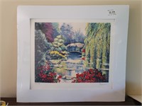 Alain Ragaru Bridge at Giverny Lithograph