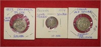 Two Denmark Love Tokens/Coins & China Dragon Coin