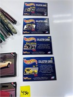 Vtg Corvette Cards&Hot Wheels Collector Cards