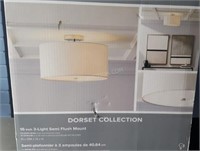 NEW Dorset Collection Semi Flush Mount Light $139