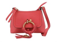 CHLOE Pink Leather Designer Shoulder Bag