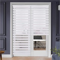 SEEYE Zebra Blinds French Door  23.6 x 90