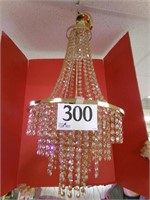 GORGEOUS BEADED CHANDELIER NEW IN BOX