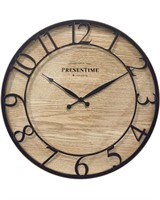 $62Presentime & Co 21" Farmhouse Series Wall Clock