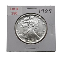 1987 1oz Fine Silver Eagle