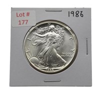 1986 1oz Fine Silver Eagle