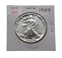 1989 1oz Fine Silver Eagle