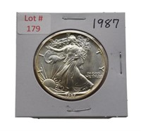 1987 1oz Fine Silver Eagle