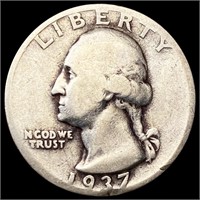 1937-D Washington Silver Quarter NICELY