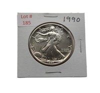 1990 1oz Fine Silver Eagle