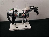 Vintage 7.5 x 6 in trail of painted ponies number