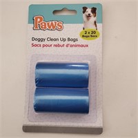 Dog Clean Up Bags (2x20)  6 units