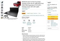 FM7367  PENSUN Hard Tri-Fold Tonneau Cover 81