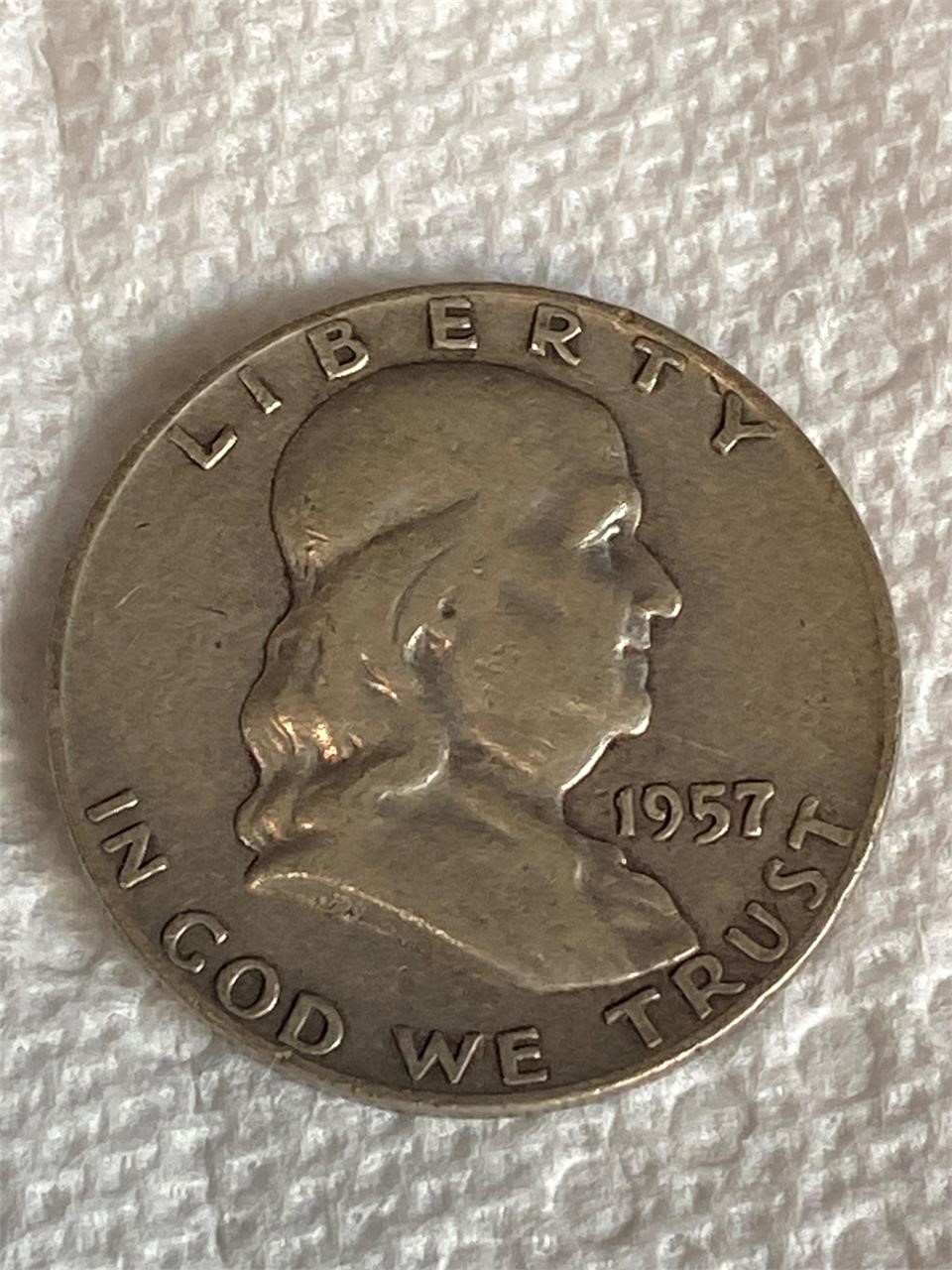 1957 Franklin Half Dollar