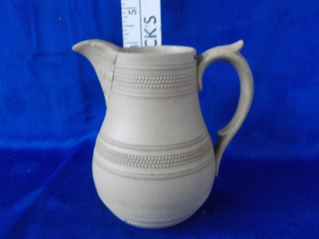 Antique pottery 4" creamer