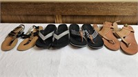 4 Pairs of Ladies Assorted Sandals