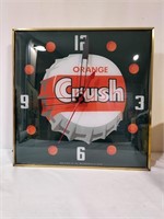 Orange Crush Pam Clock