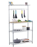 TRINITY EcoStorage Bamboo Baker's Rack