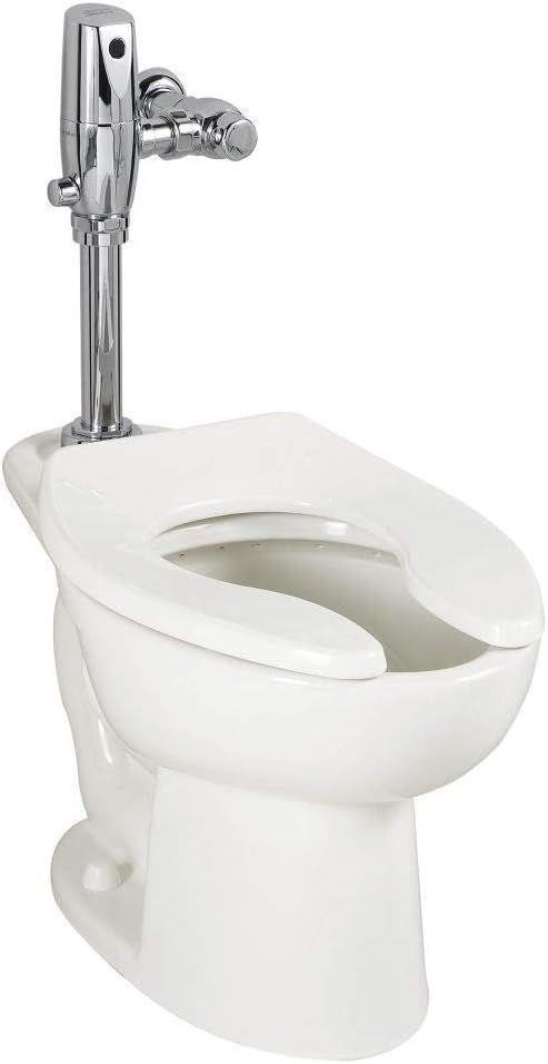 Top Spud Floor Mount Toilet Bowl, White.