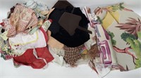 Large Box of Assorted Fabric & Textiles