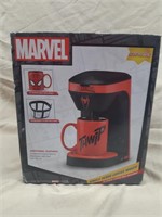 Marvel Spider-Man One Cup Coffee Maker & Mug new